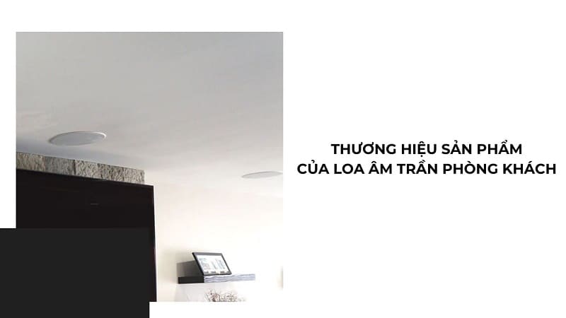 Tổng hợp những mẫu loa âm trần phòng khách nghe nhạc hay, mẫu mã đẹp