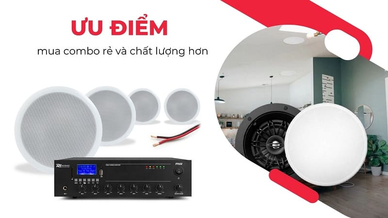 Tổng hợp các combo loa âm trần chất lượng, bán chạy nhất năm 2025 - 2026