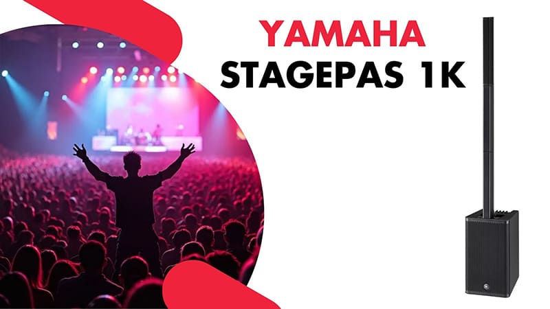 Loa column array đẹp nhất Yamaha Stagepas 1K