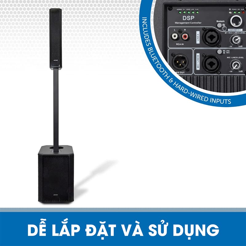 Dễ lắp đặt và sử dụng