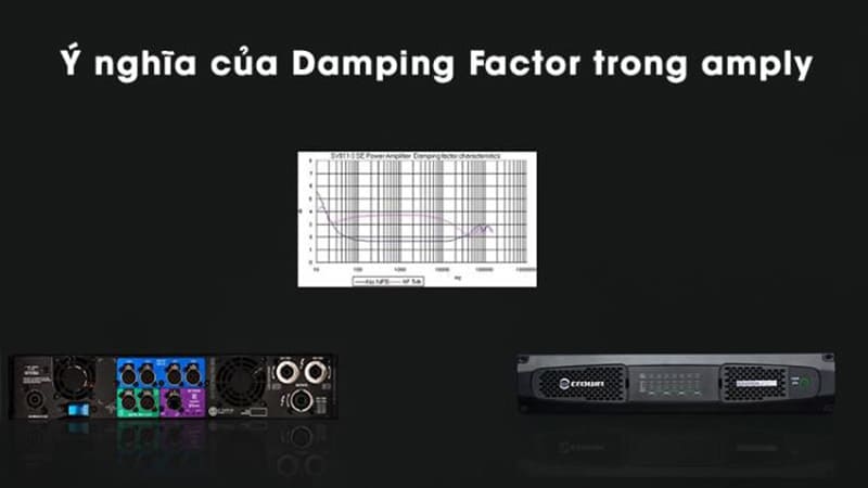 Damping Factor là gì? Ý nghĩa trong amply, cục đẩy công suất
