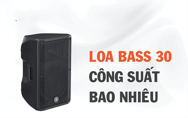 Loa bass 30 công suất bao nhiêu? Loa bass 30 công suất bao nhiêu?