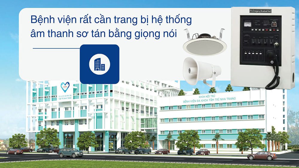 Hệ thống âm thanh sơ tán bệnh viện theo TCVN mới nhất năm 2025