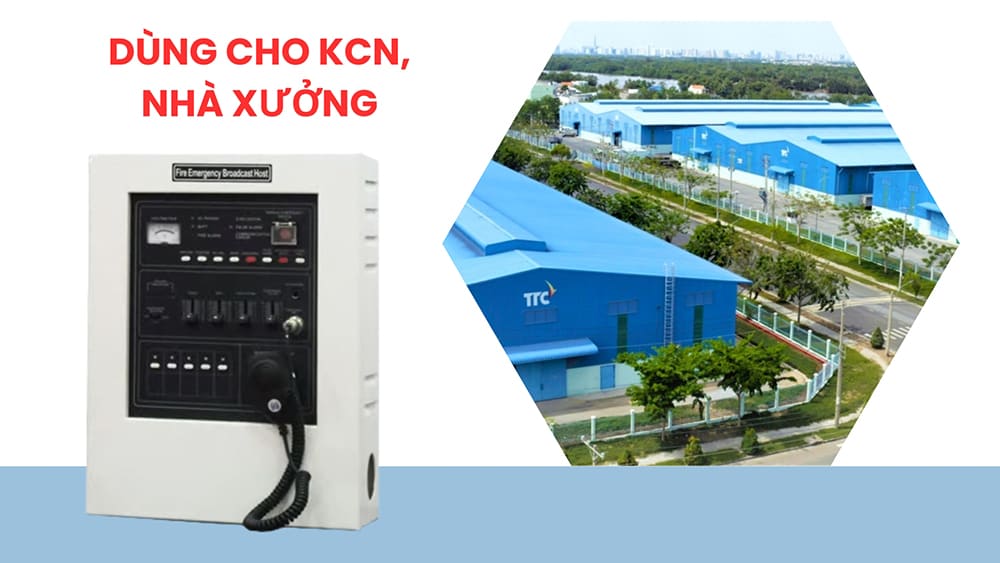 Giải pháp âm thanh sơ tán bằng giọng nói TYY tiết kiệm - gọn nhẹ