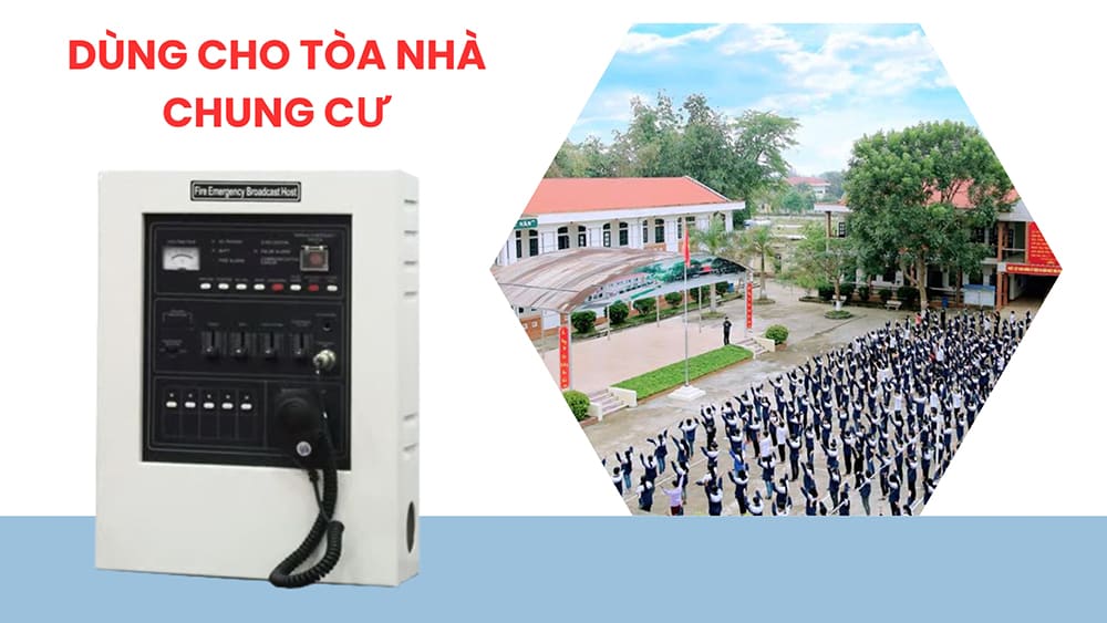 Giải pháp âm thanh sơ tán bằng giọng nói TYY tiết kiệm - gọn nhẹ