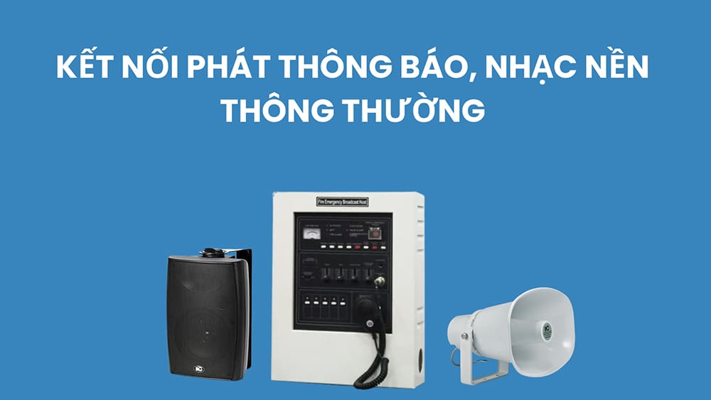 Giải pháp âm thanh sơ tán bằng giọng nói TYY tiết kiệm - gọn nhẹ