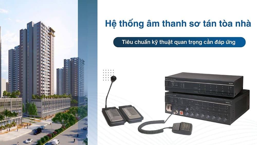 Tiêu chuẩn kỹ thuật quan trọng cần đáp ứng
