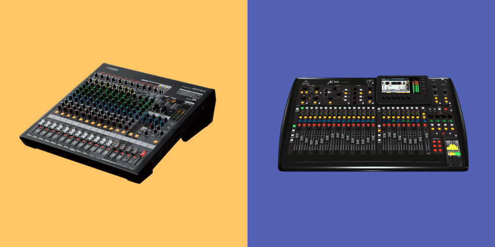 Bảng so sánh mixer analog và digital Bảng so sánh mixer analog và digital