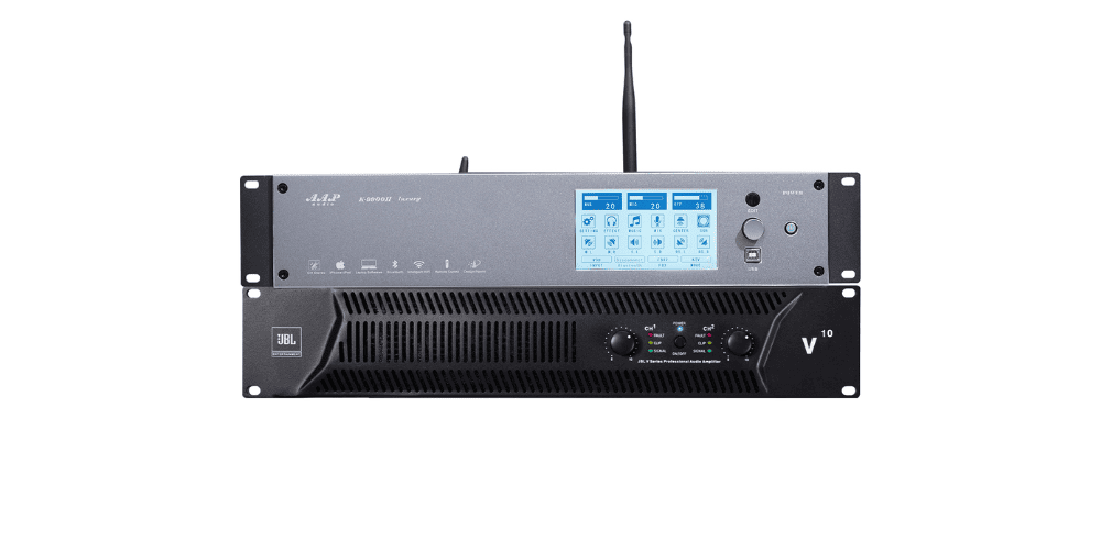Combo cục đẩy và vang số cao cấp JBL V10 + APP K9900II Luxury Combo cục đẩy và vang số cao cấp JBL V10 + APP K9900II Luxury