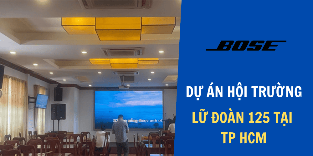 Dự án âm thanh hội trường Lữ Đoàn 125 tại TP HCM Dự án âm thanh hội trường Lữ Đoàn 125 tại TP HCM
