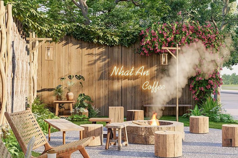Giải pháp âm thanh cho quán cafe sân vườn ngoài trời