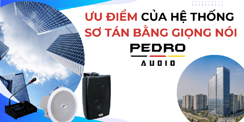 Giải pháp âm thanh thông báo chung cư PEDRO thế hệ mới