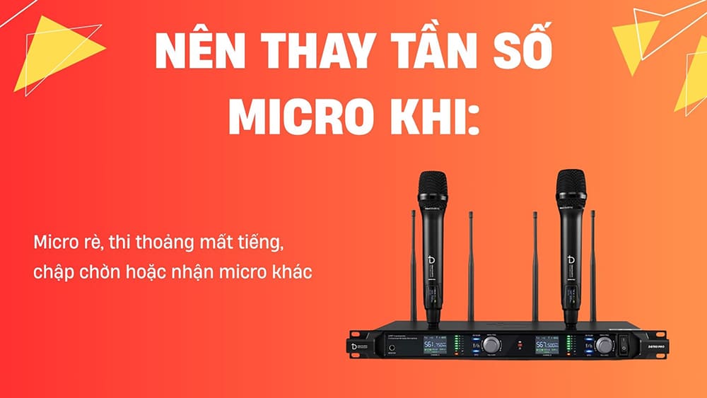 Cách thay đổi tần số micro không dây - hướng dẫn chi tiết